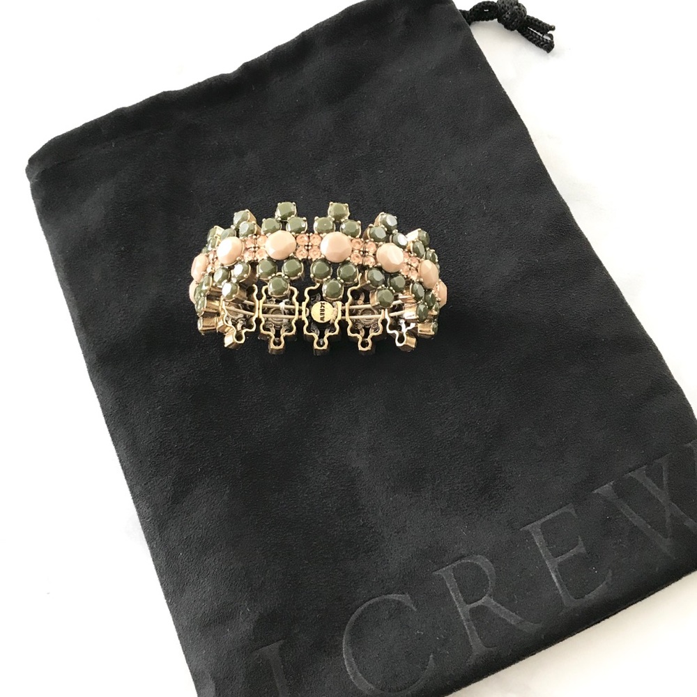 J. Crew Rhinestone Stretch Bracelet - Picture 1 of 4